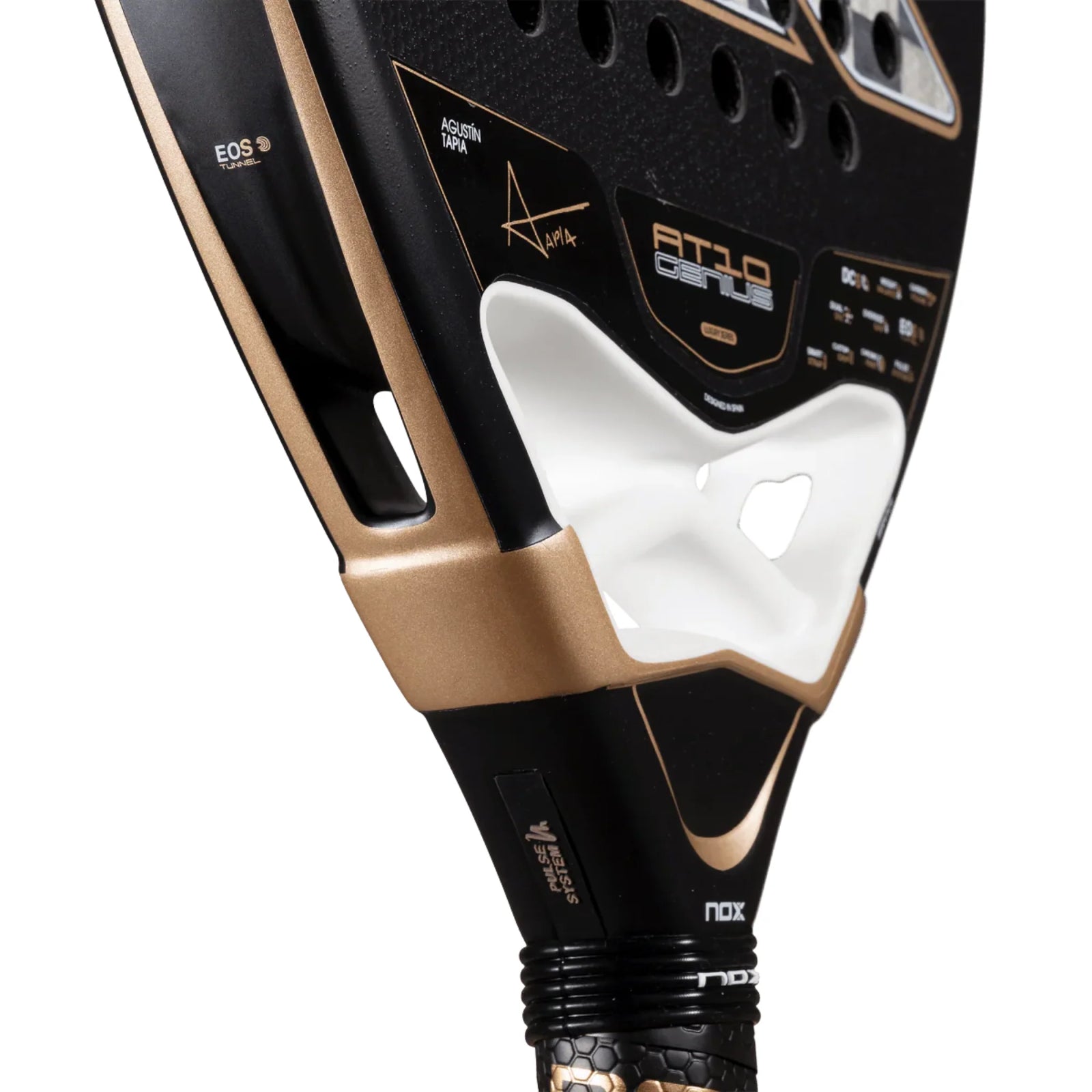 Nox AT10 Luxury Genius 18K Alum 2026 by Agustin Tapia Padel Racket