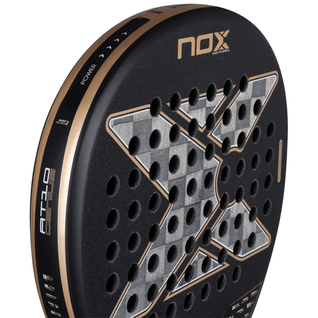 Nox AT10 Luxury Genius 18K Alum 2026 by Agustin Tapia Padel Racket