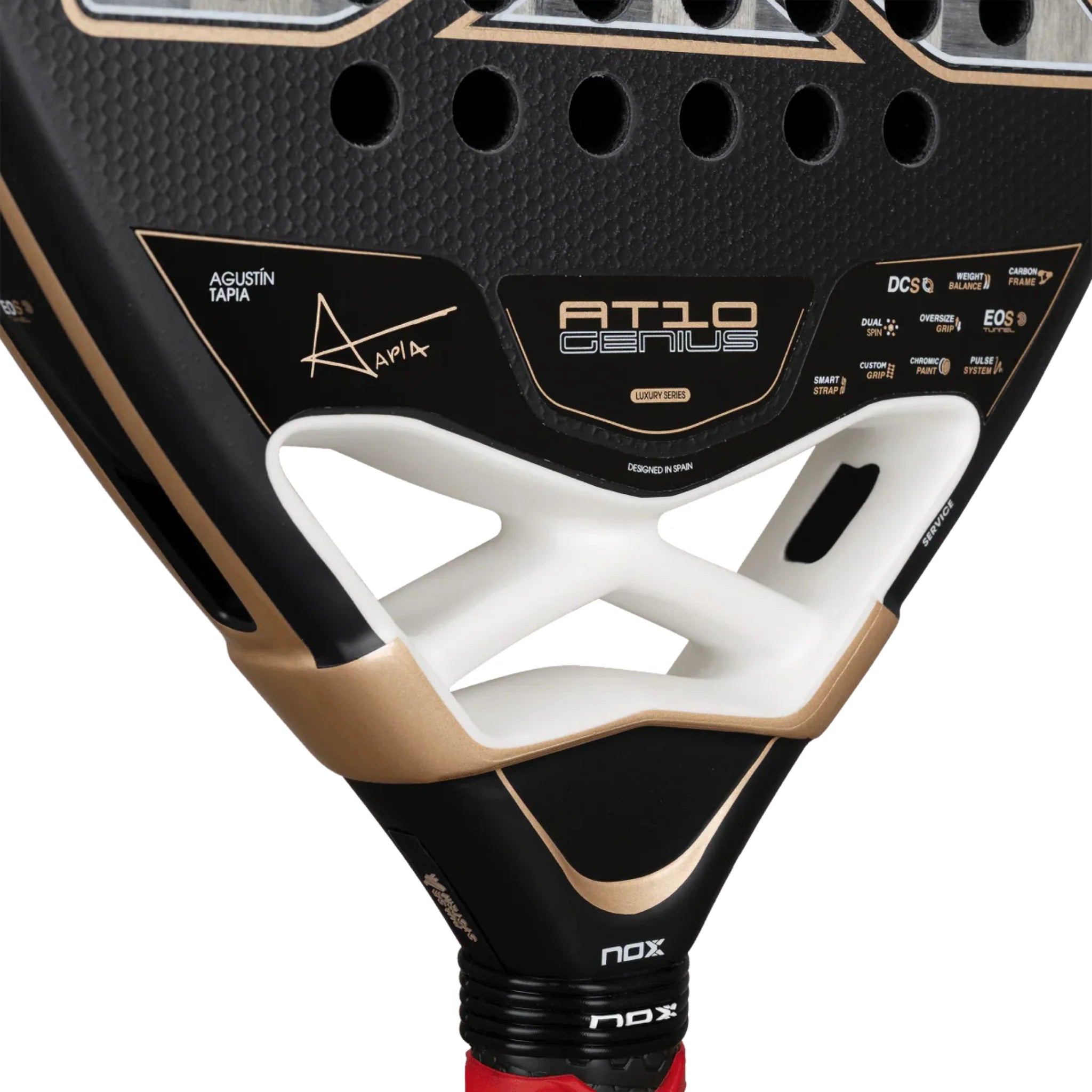 Nox AT10 Luxury Genius 18K Alum 2026 by Agustin Tapia Padel Racket