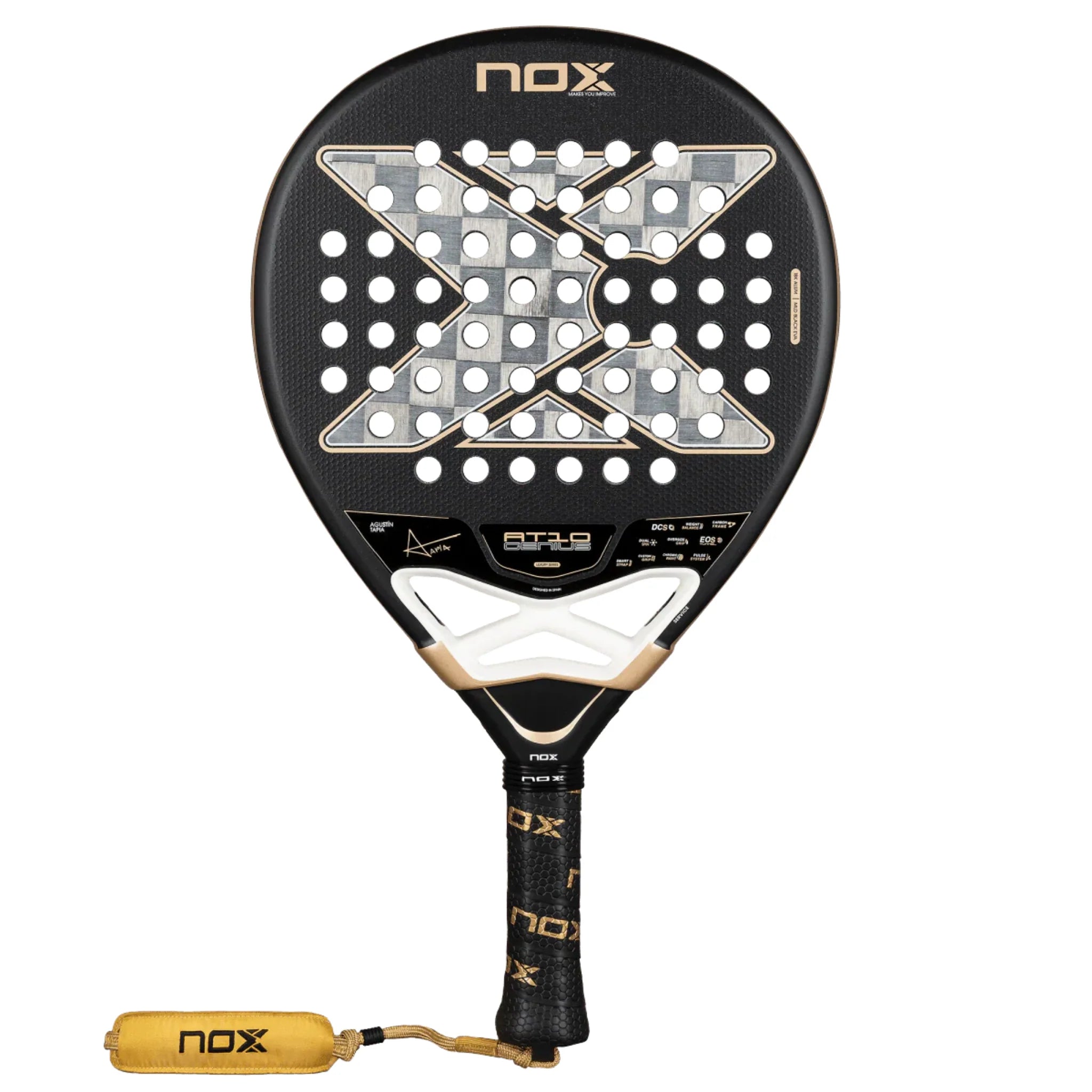 Nox AT10 Luxury Genius 18K Alum 2026 by Agustin Tapia Padel Racket