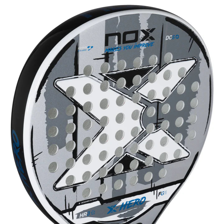 Nox X Hero white 2026 Padel Racket