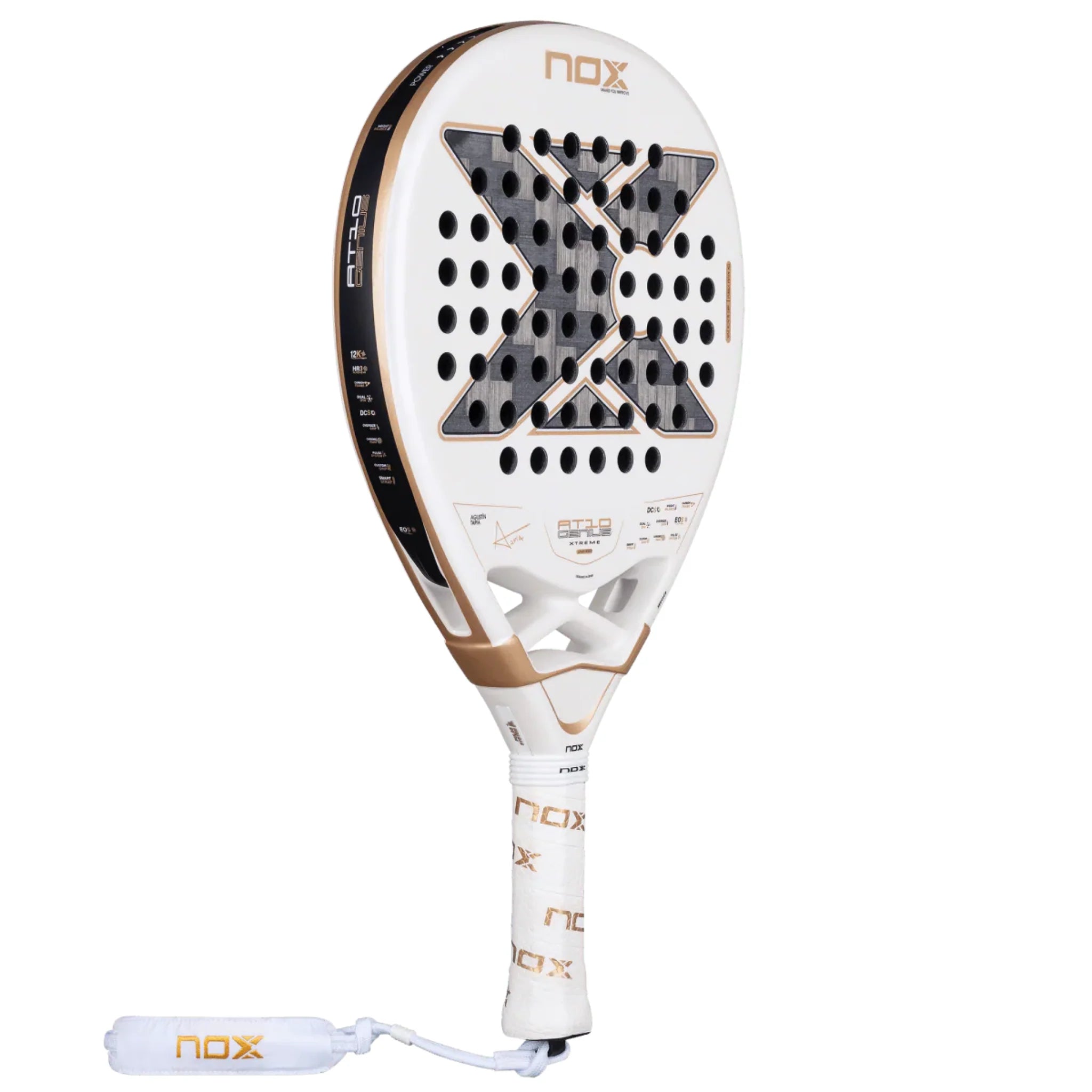 Nox AT10 Luxury Genius 12K Alum XTREM 2026 by Agustin Tapia Padel Racket