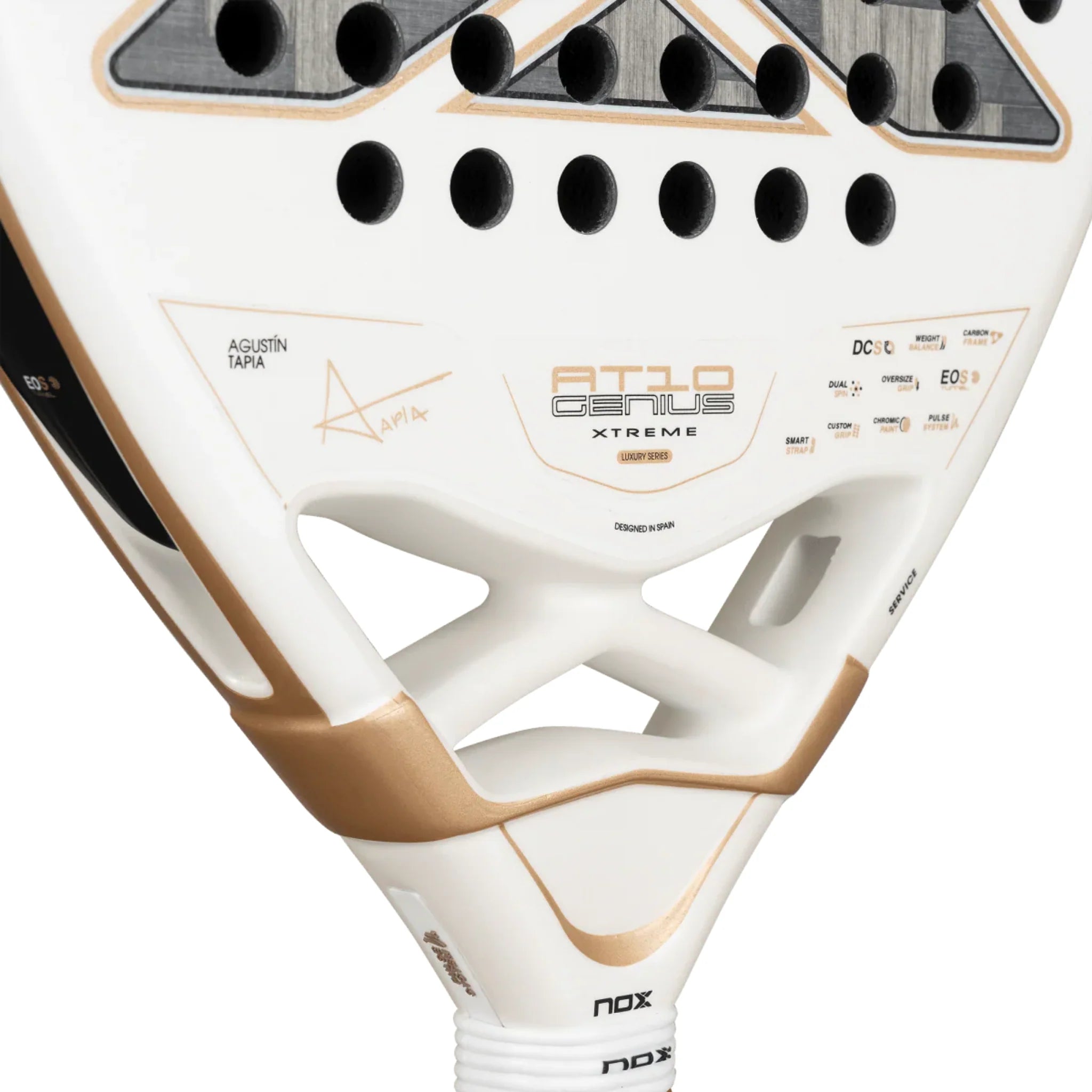 Nox AT10 Luxury Genius 12K Alum XTREM 2026 by Agustin Tapia Padel Racket