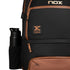 NOX Padel Backpack Luxury Open Series Black/Brown