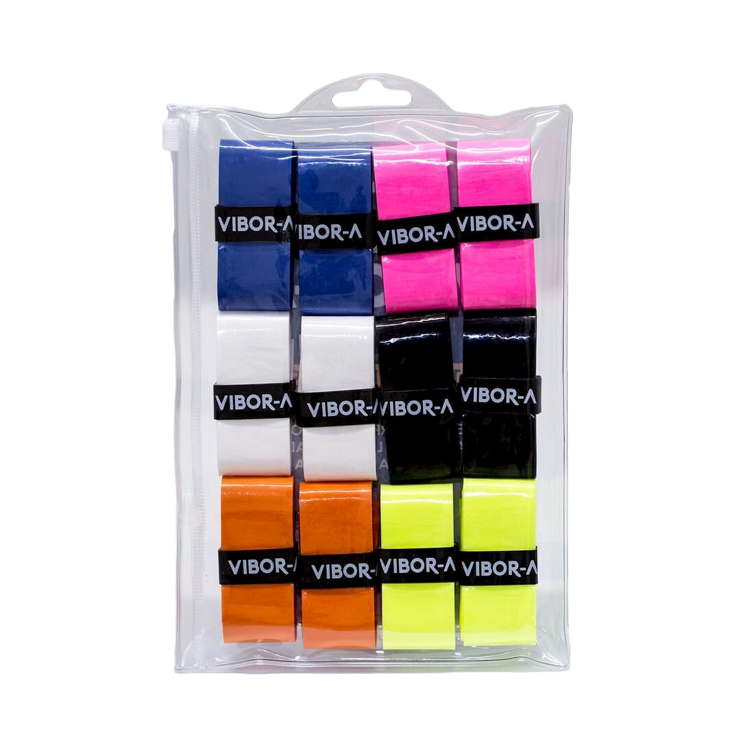 PACK 12 OVERGRIPS VIBOR-A MULTICOLOR