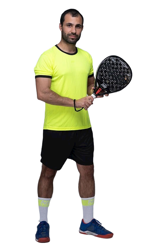 Padel shorts and t-shirts